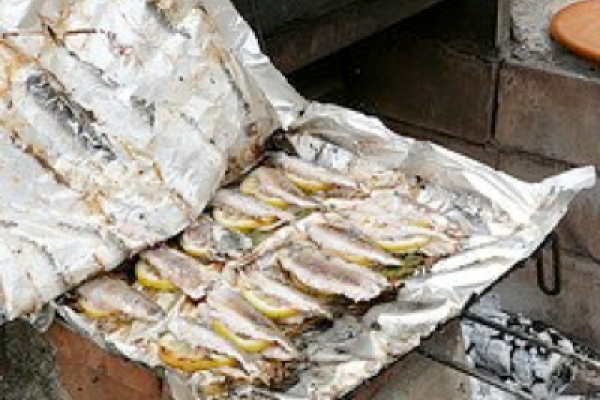 Barbecued Lemon Sardines