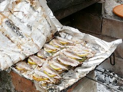 Barbecued Lemon Sardines