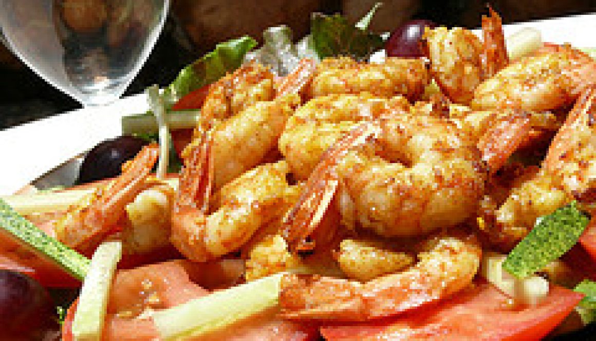garlic prawns with paprika