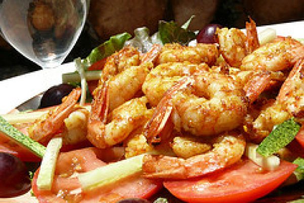 garlic prawns with paprika