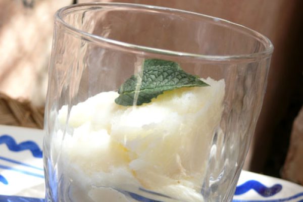 lemon sorbet
