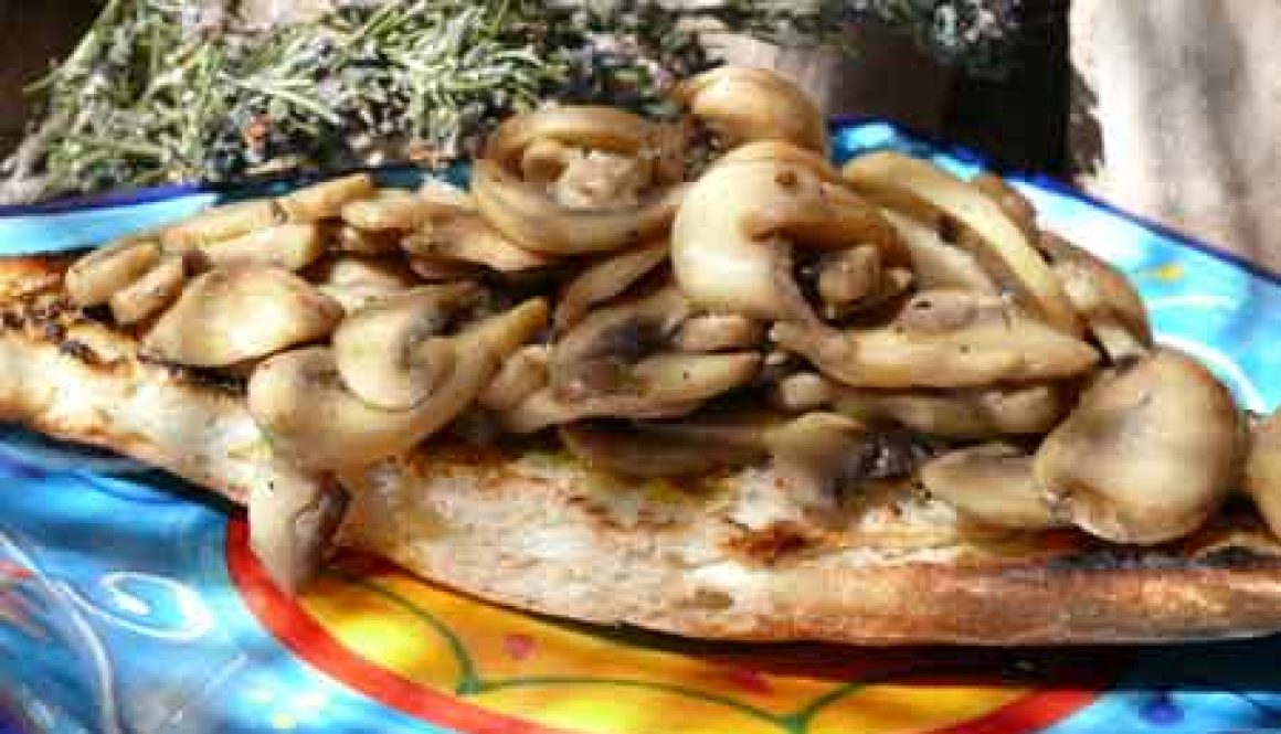 mushroom-tostada