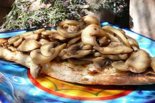mushroom-tostada